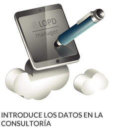 Introduce datos LOPD en la consultoria con LOPD MANAGER Software Profesional